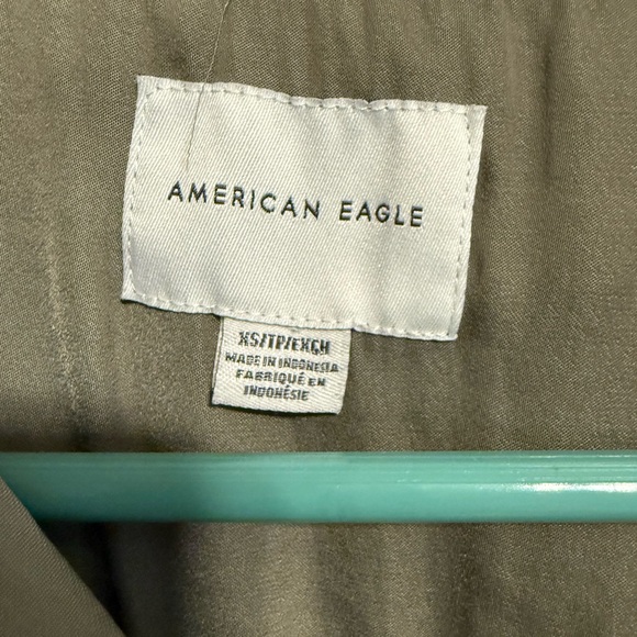 American Eagle Outfitters Olive Green Crop Top - Picture 2 of 7
